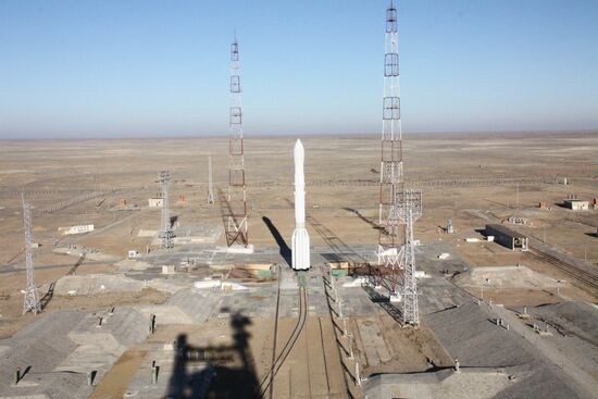 Proton-M carrier rocket with three Glonass-M satellites