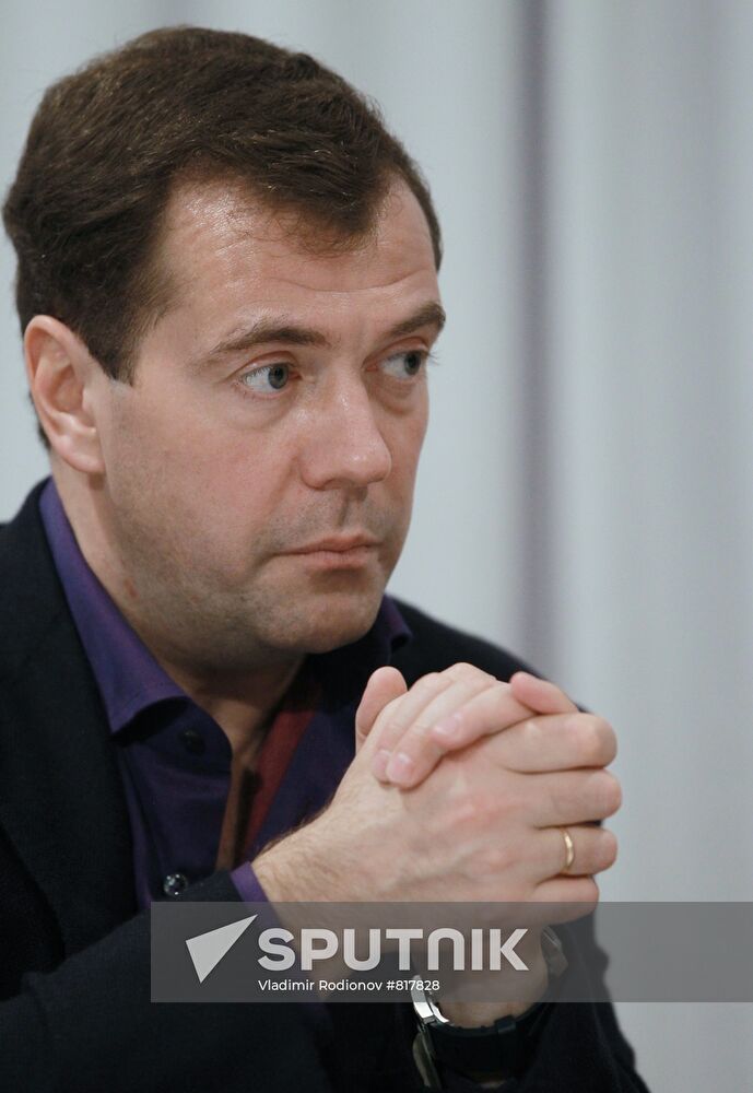 Dmitry Medvedev meets with mass media editors in chief