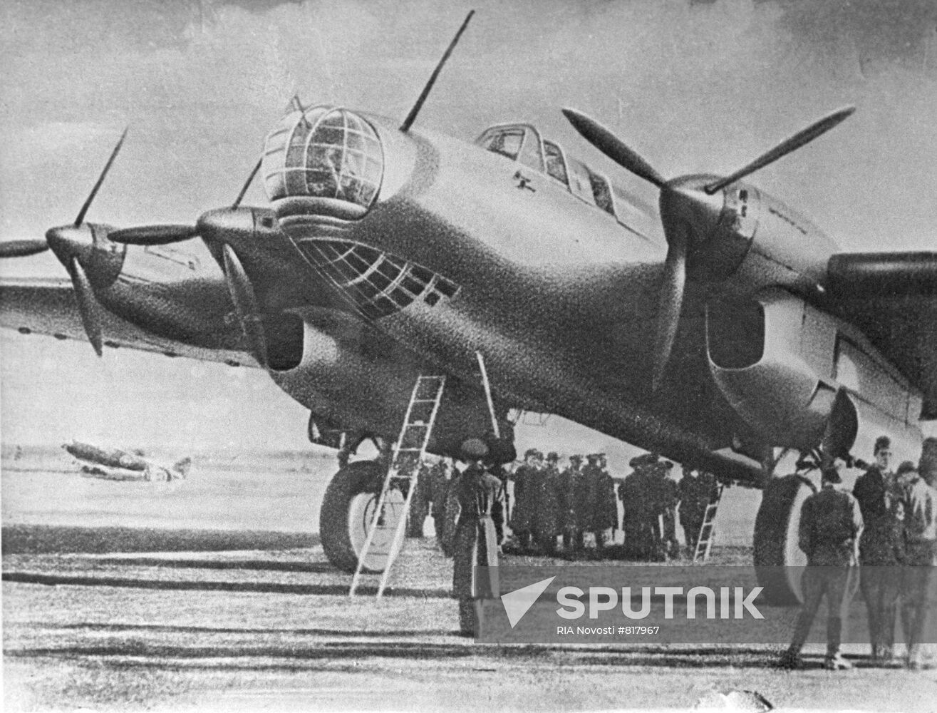 A Petlyakov Pe-8 long-range bomber