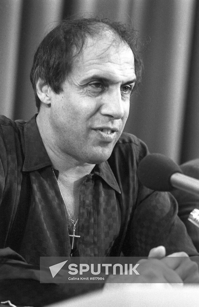 Italian singer and actor Adriano Celentano