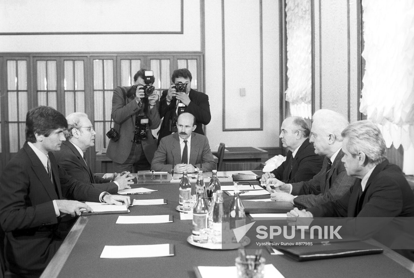 Visit of Javier Perez de Cuellar to the USSR