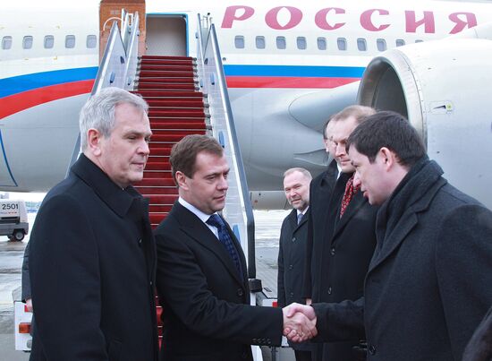 Dmitry Medvedev's official visit to Warsaw