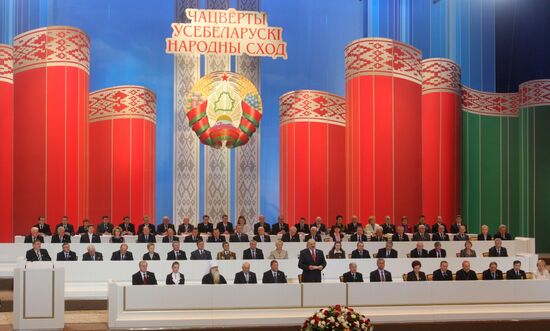 4th Belarusian National People's Assembly in Minsk