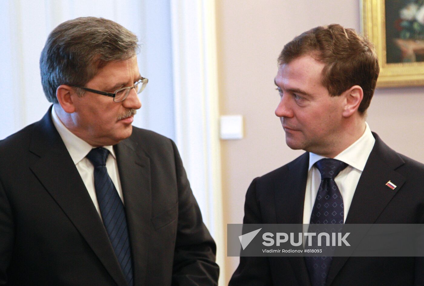 Dmitry Medvedev visits Warsaw