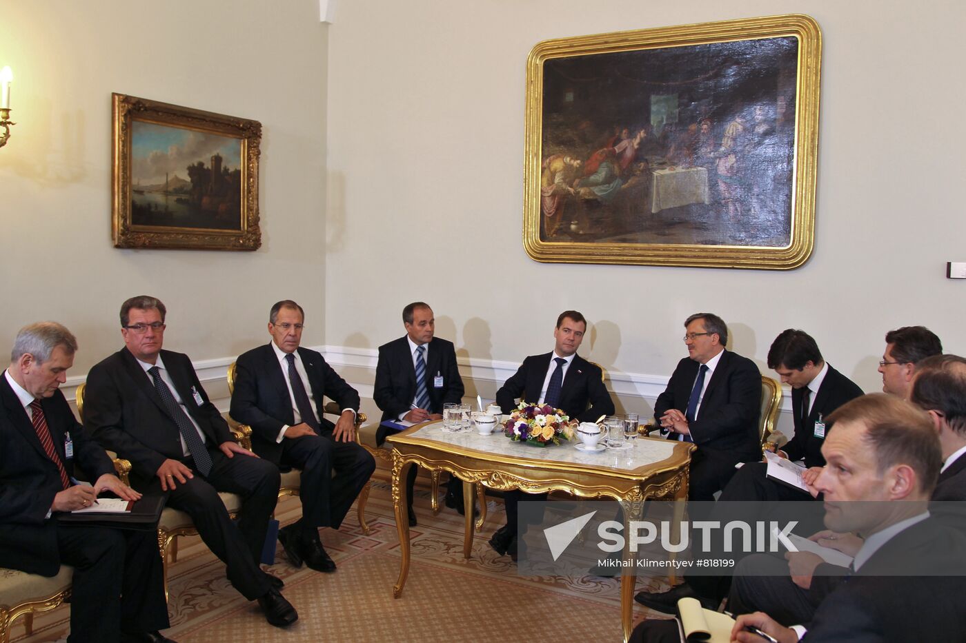 Dmitry Medvedev's official visit to Poland