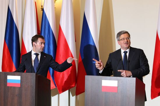 President Medvedev's official visit to Poland