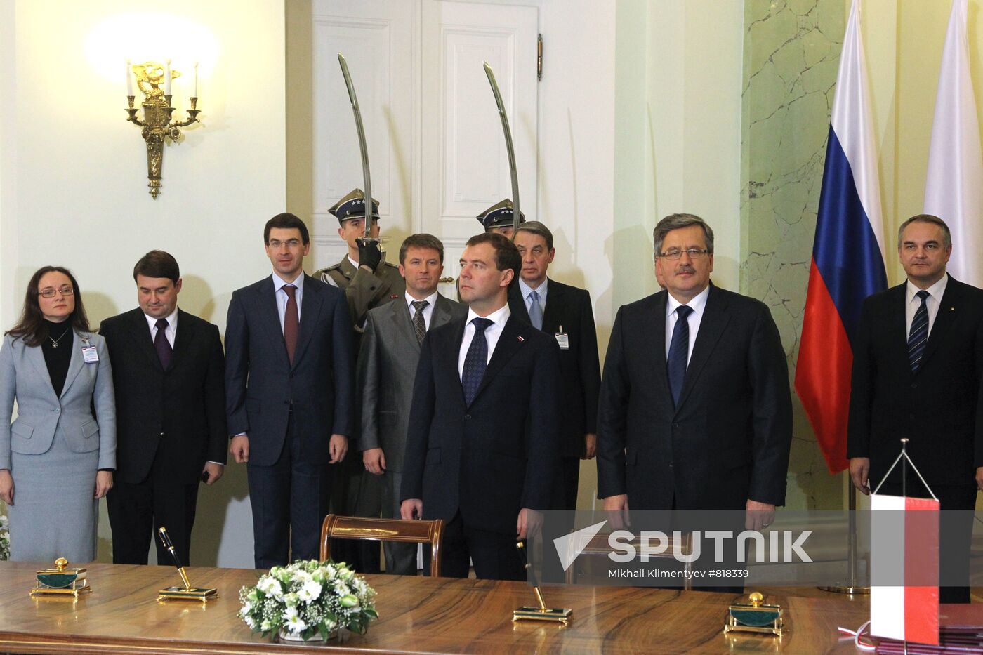 President Medvedev's official visit to Poland