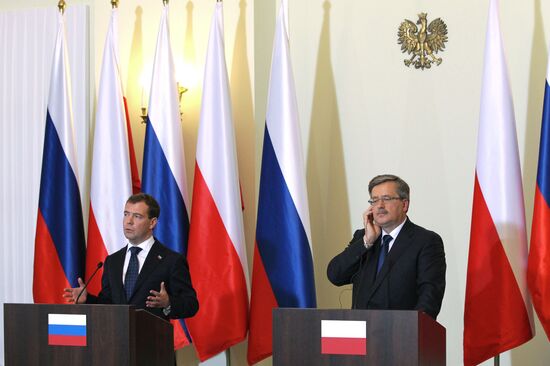 President Medvedev's official visit to Poland