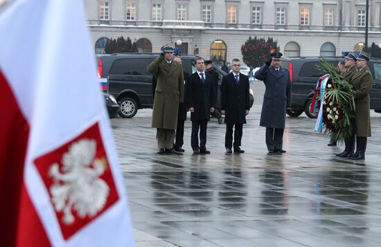 President Medvedev's official visit to Poland