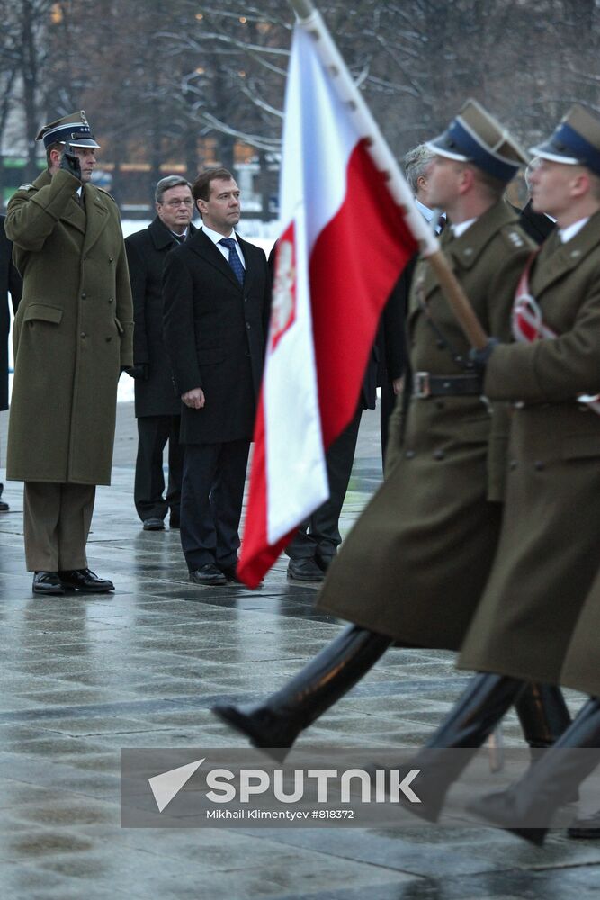 President Medvedev's official visit to Poland