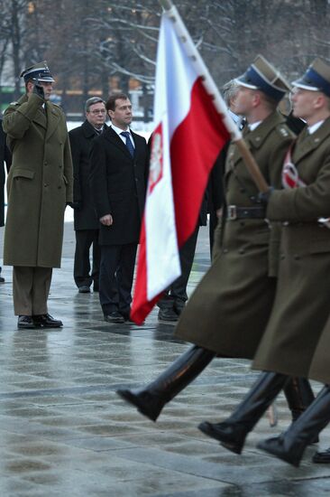 President Medvedev's official visit to Poland