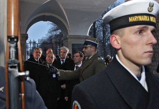 President Medvedev's official visit to Poland