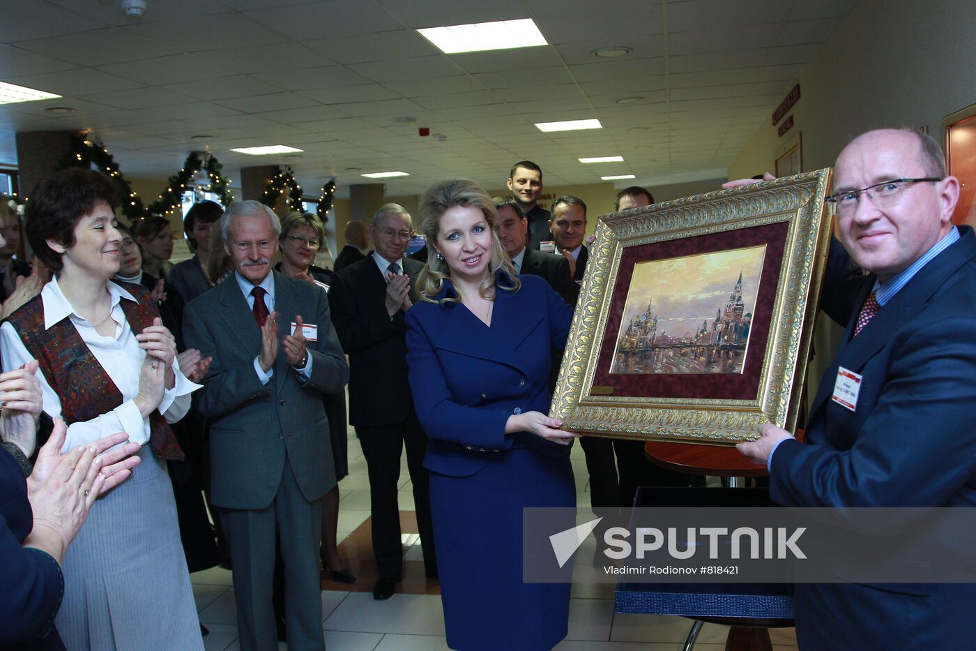 Svetlana Medvedev at International Center of Hearing and Speech