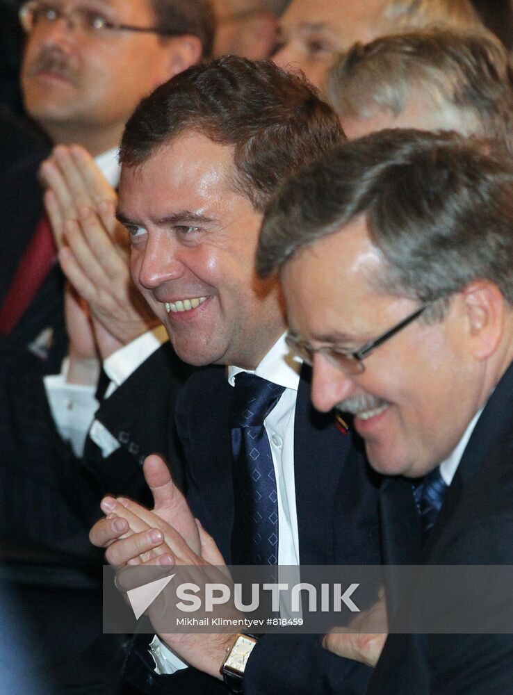 President Medvedev's official visit to Poland