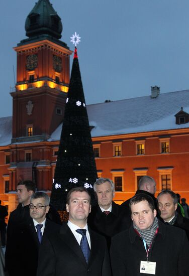 President Medvedev's official visit to Poland