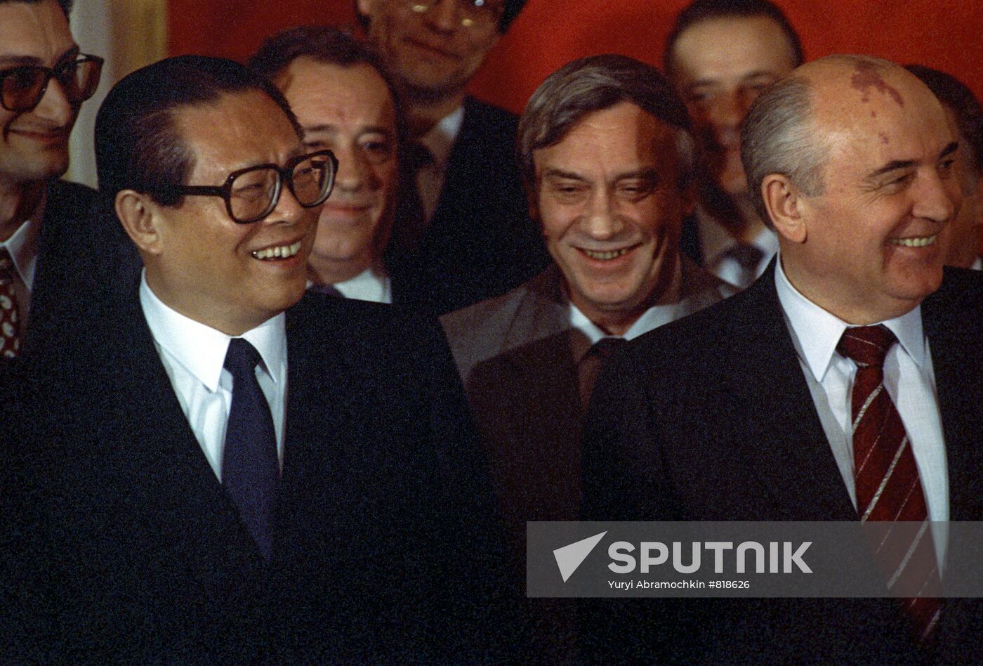 Mikhail Gorbachev, Jiang Zemin