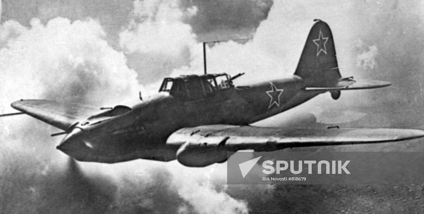 Sturmovik "IL-2" in the sky
