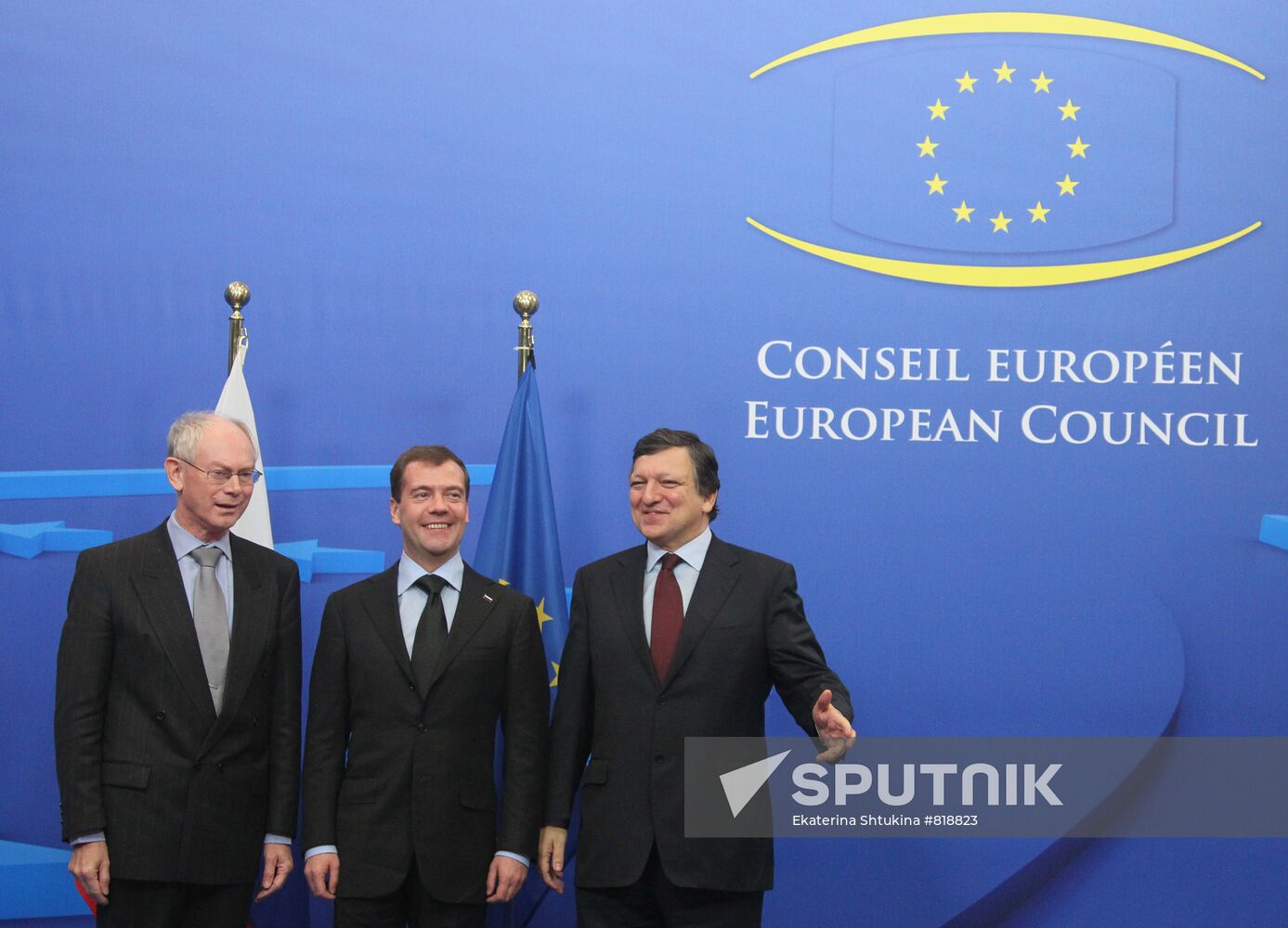 Dmitry Medvedev arrives in Brussels for Russia-EU summit