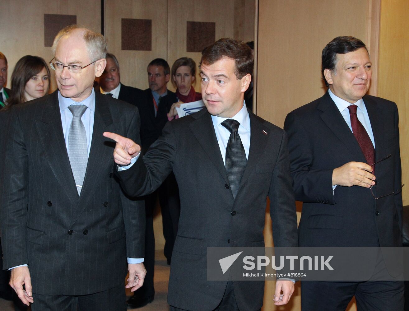 Dmitry Medvedev arrives in Brussels for Russia-EU summit