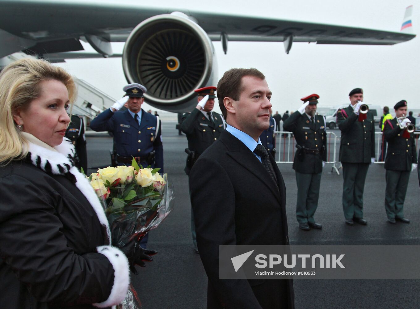 Dmitry Medvedev arrives in Brussels for Russia-EU summit