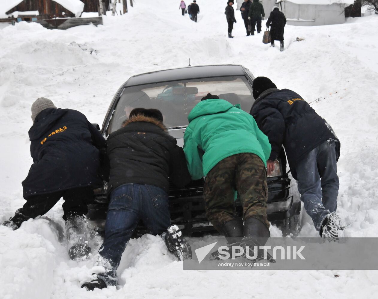 Situation in Vershina Tei town, Khakassia