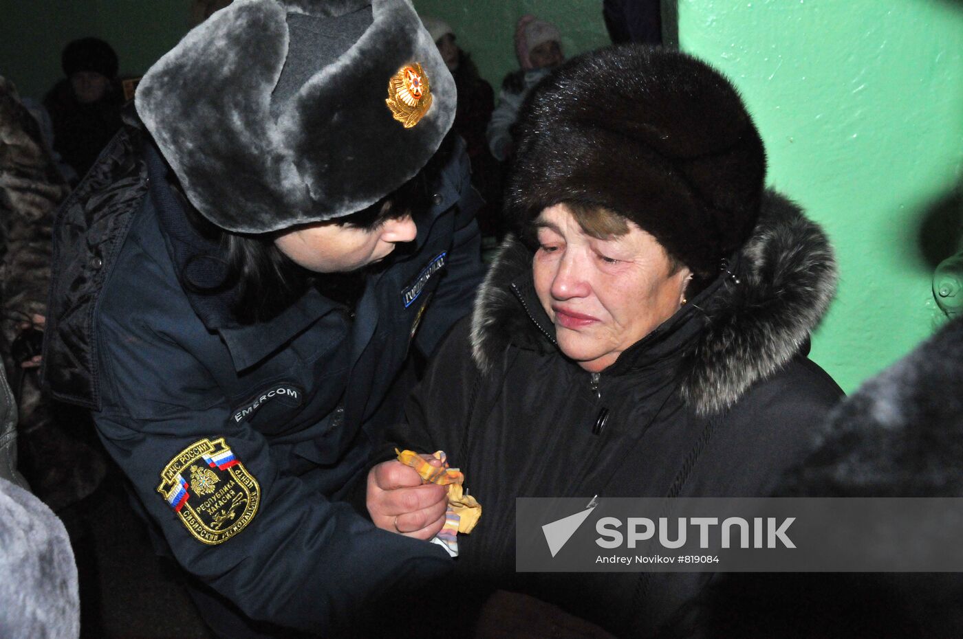 Situation in Vershina Tei town, Khakassia