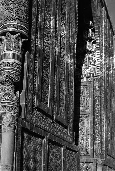 Fragment of a mausoleum pavillion