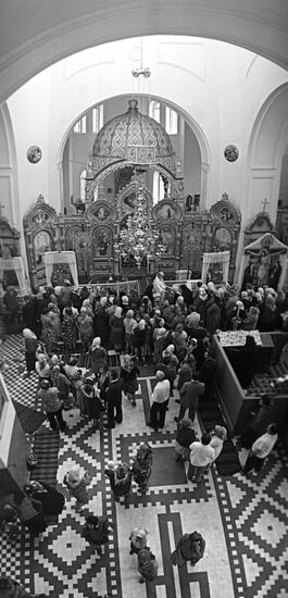 Service in the Church of the Ascension