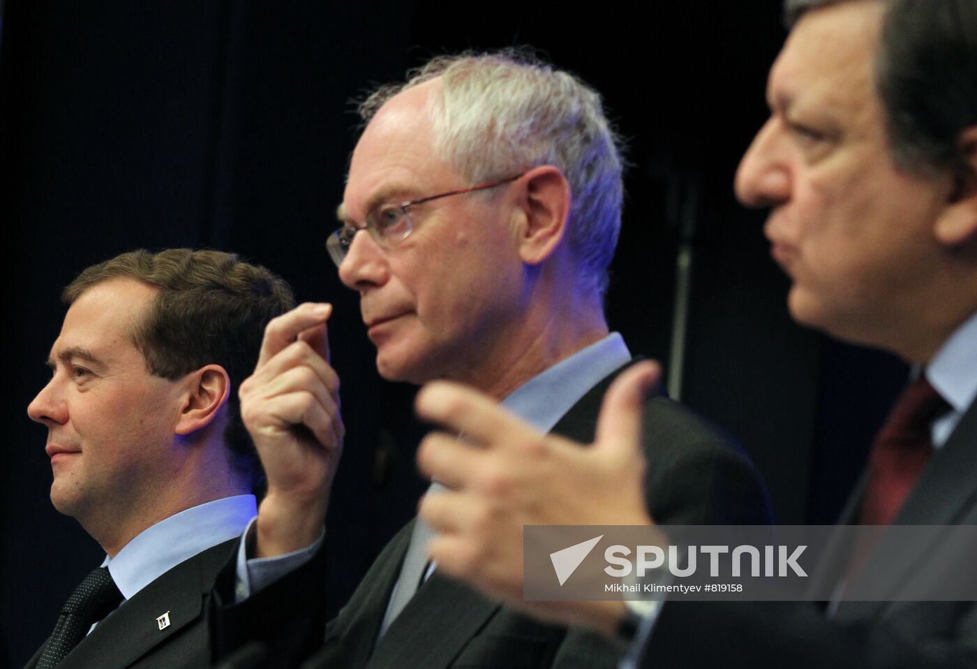 President Medvedev at Russia-EU summit in Brussels