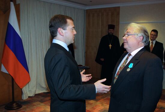 President Medvedev at Russia-EU summit in Brussels