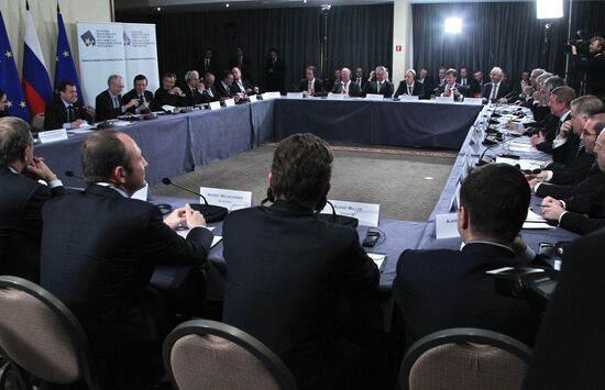 President Medvedev at Russia-EU summit in Brussels