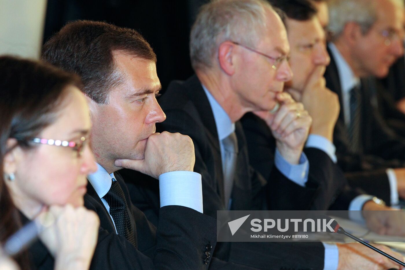 President Medvedev at Russia-EU summit in Brussels