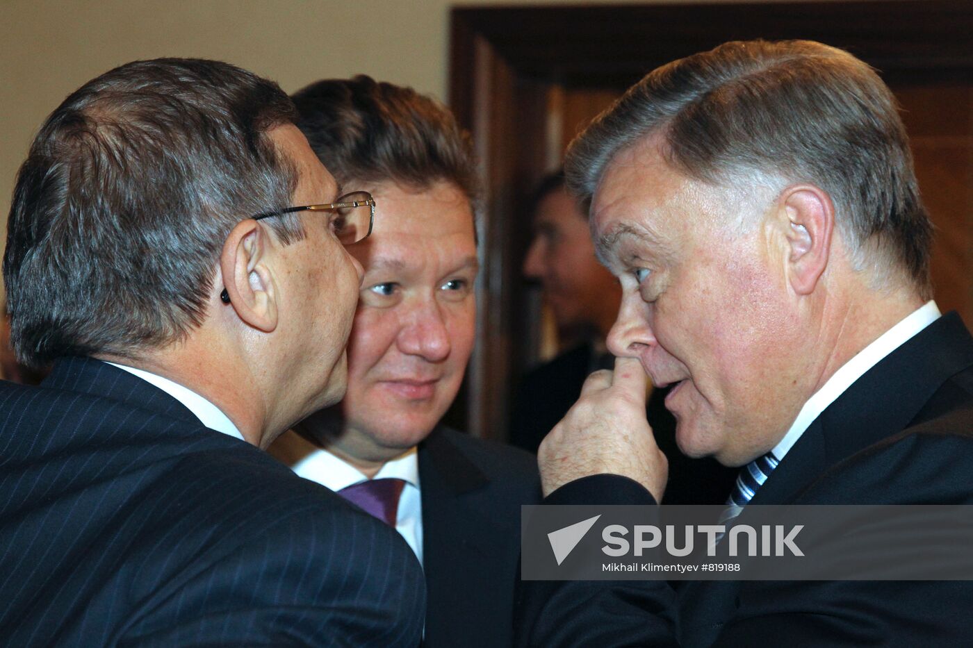 Vladimir Yevtushenkov, Alexei Miller, Vladimir Yakunin