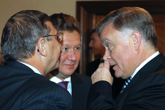 Vladimir Yevtushenkov, Alexei Miller, Vladimir Yakunin