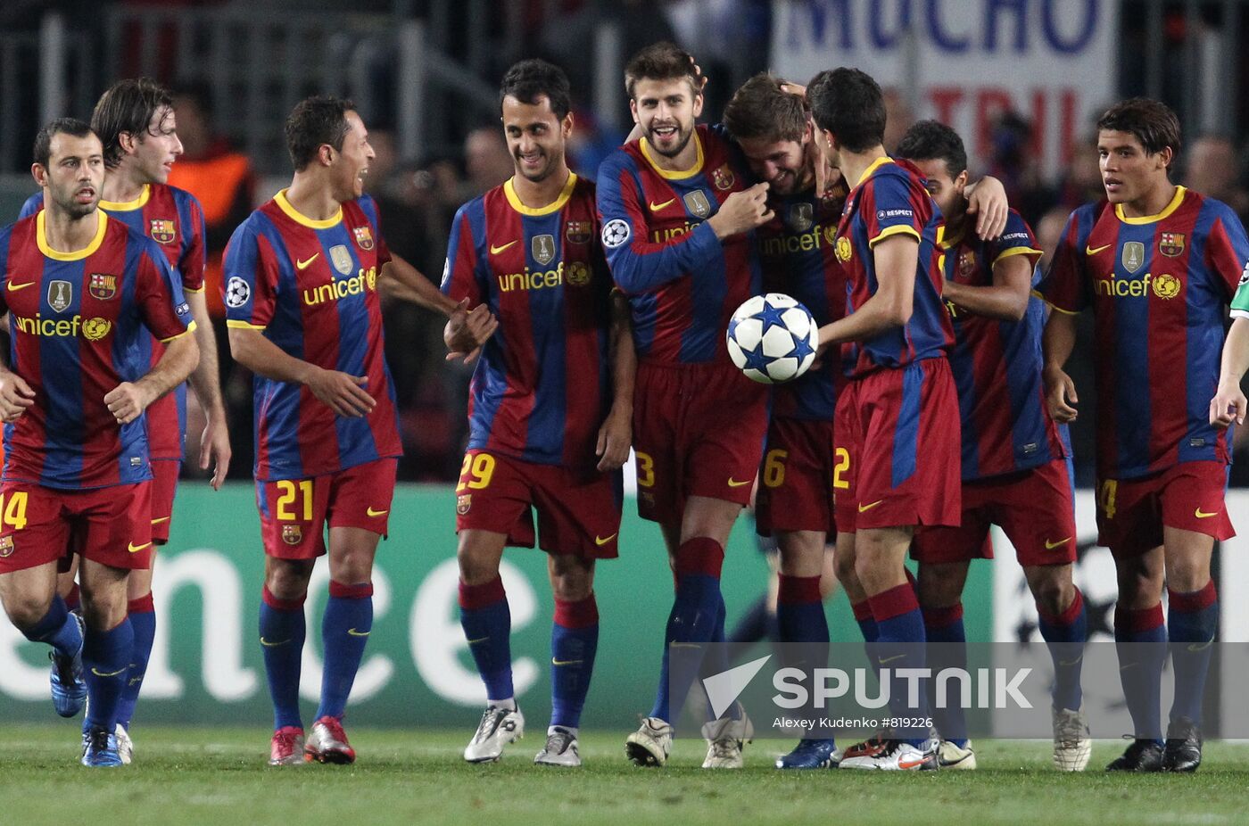 Football. UEFA Champions League. Barcelona vs. Rubin