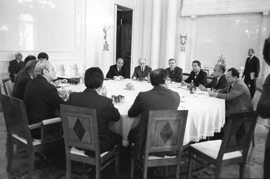 UN Secretary General Javier Pérez de Cuéllar