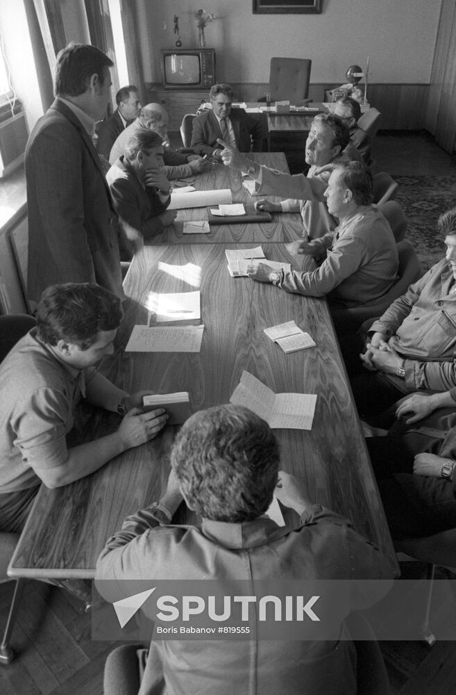 Director's office at Novolipetsk Steel Plant