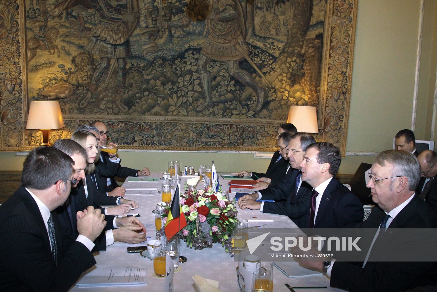Dmitry Medvedev's official visit to Belgium
