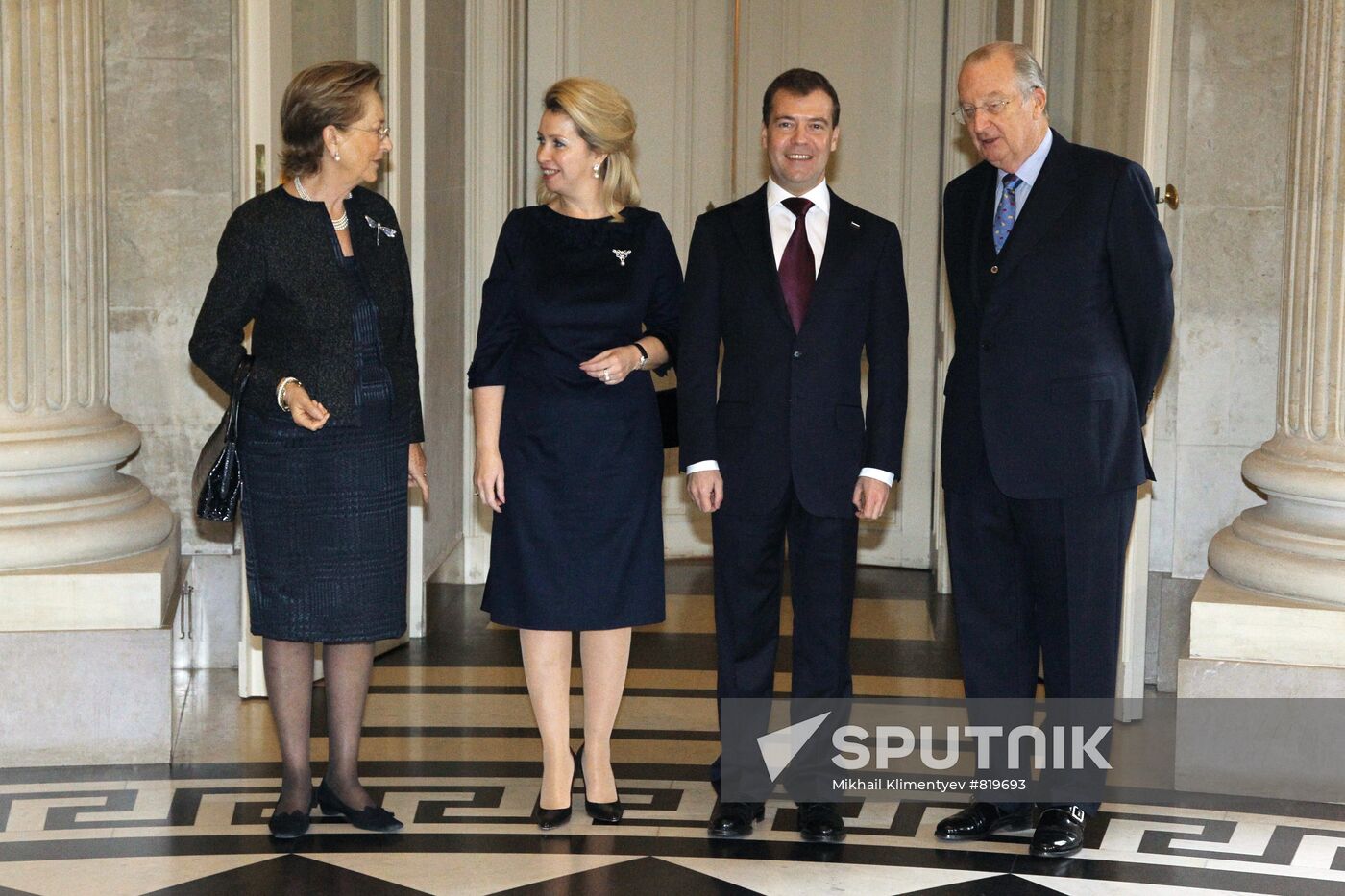 Dmitry Medvedev's official visit to Belgium