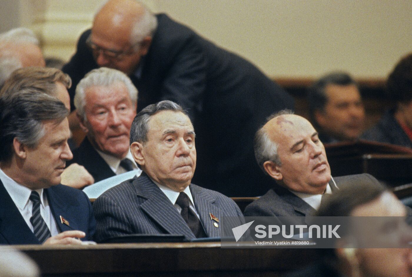 Soviet Communist Party's Politburo holding meeting