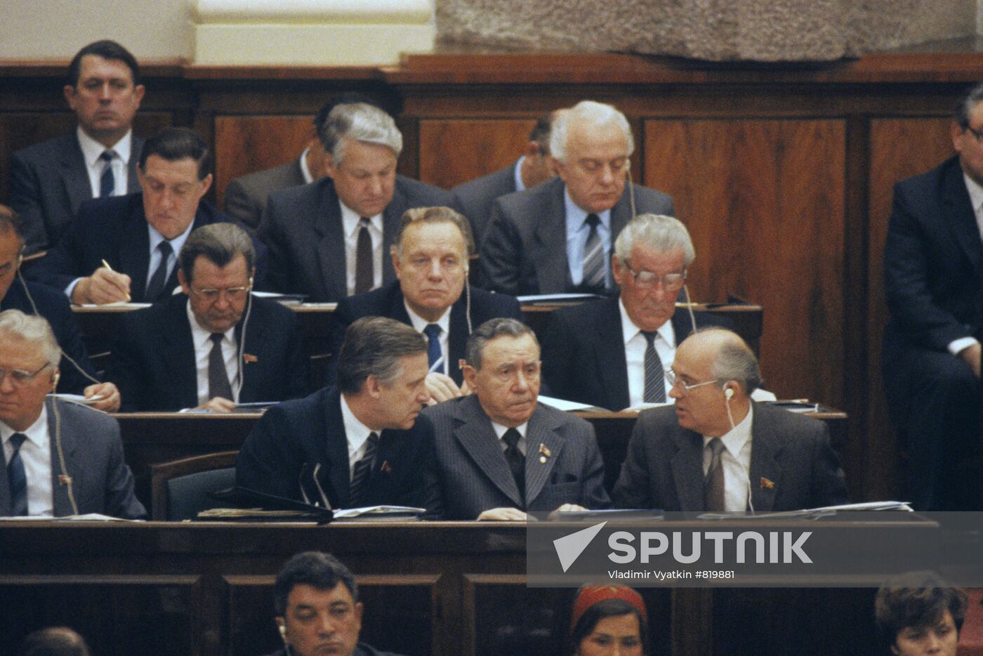 Soviet Communist Party's Politburo holding meeting