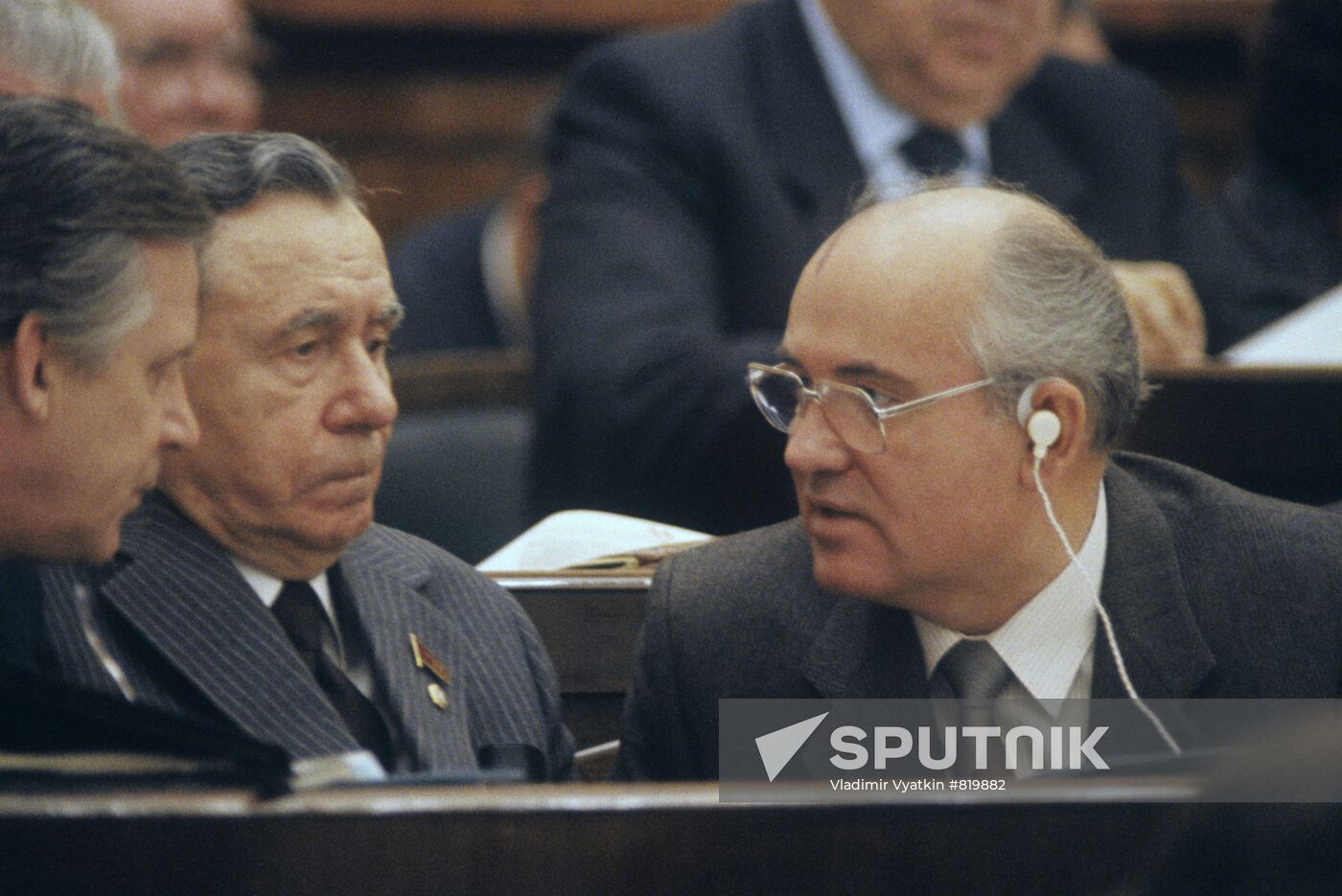 Soviet Communist Party's Politburo holding meeting