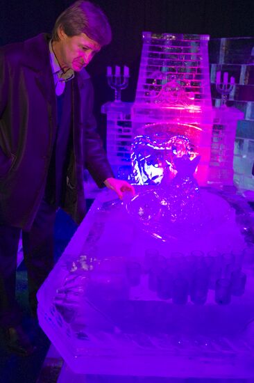 Ice sculpture display opens at Moscow's Sokolniki park