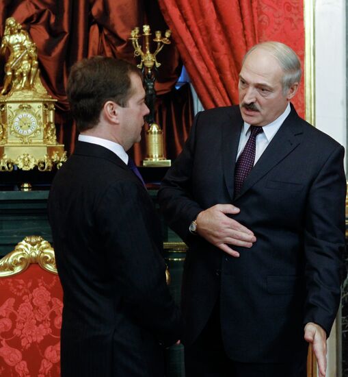 Dmitry Medvedev meets with Alexander Lukashenko