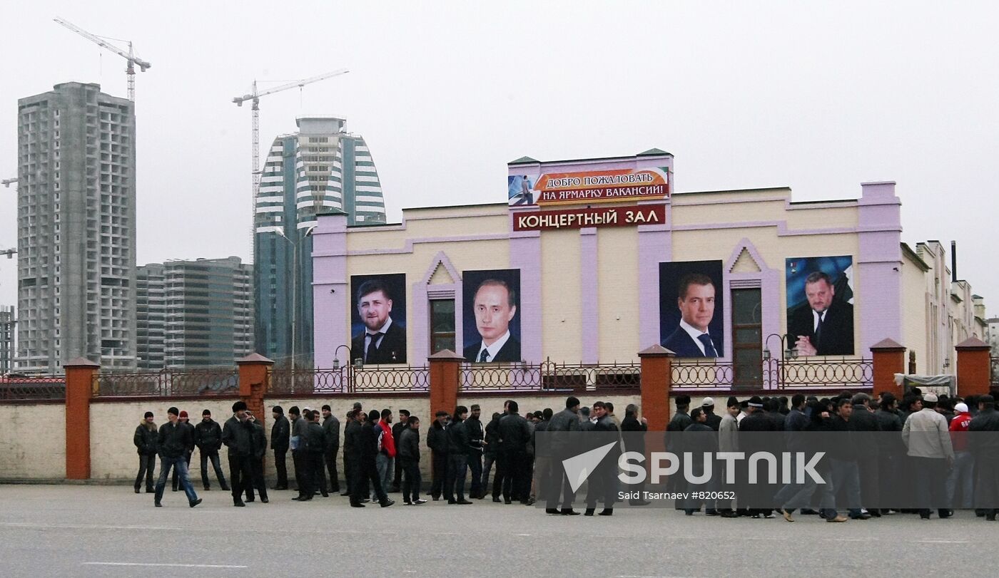 Job fair in Grozny