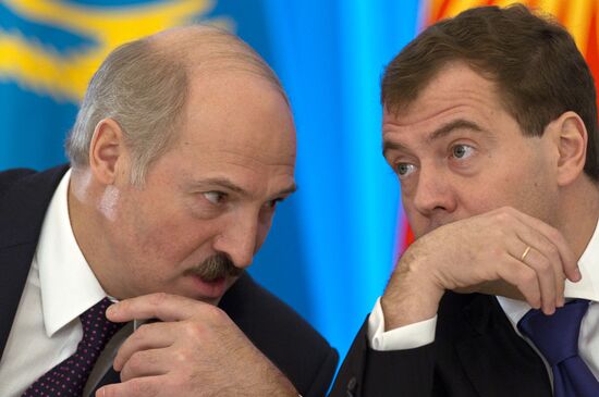 Dmitry Medvedev, Alexander Lukashenko