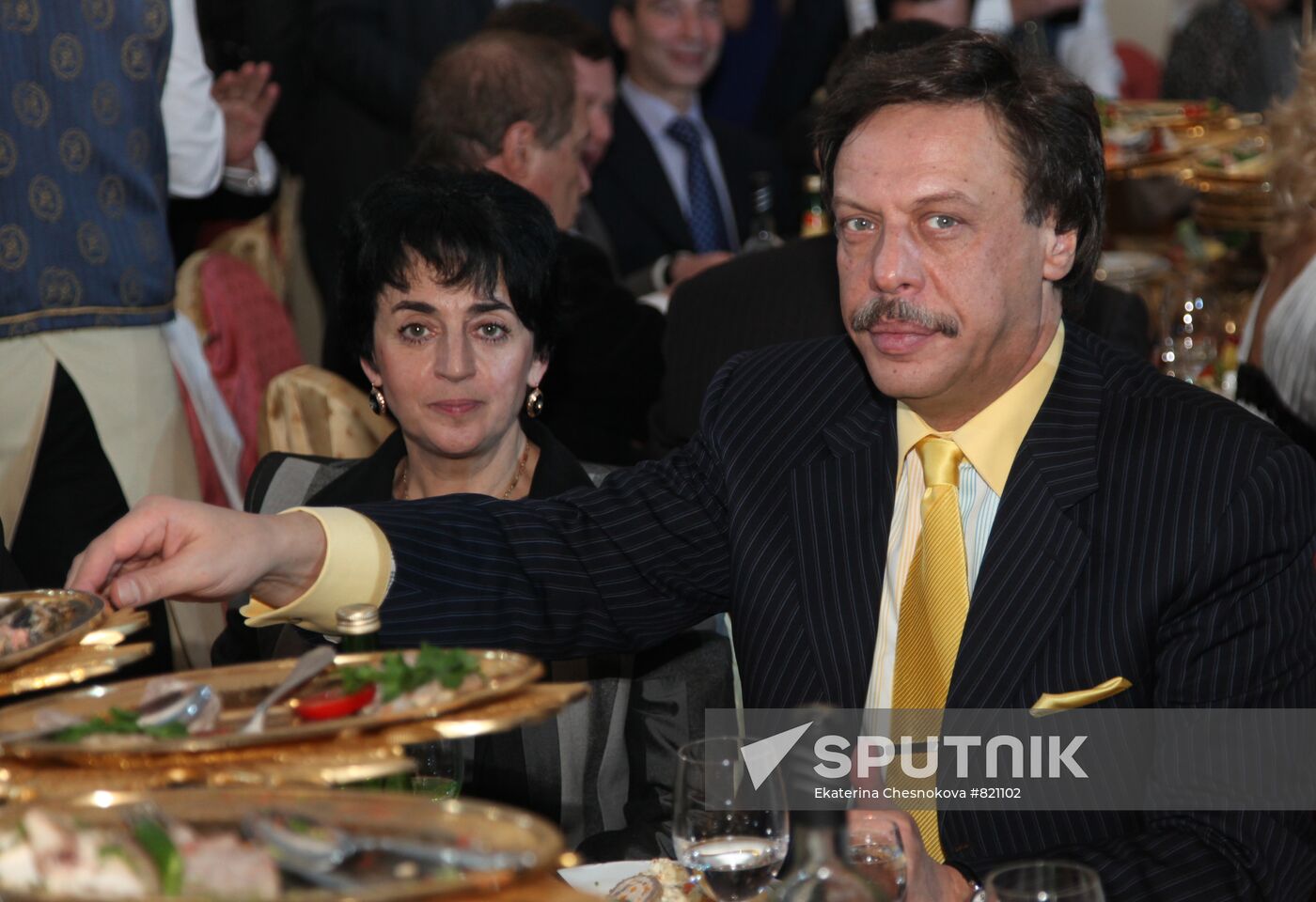 Mikhail Barshchevsky and his wife, Natalya