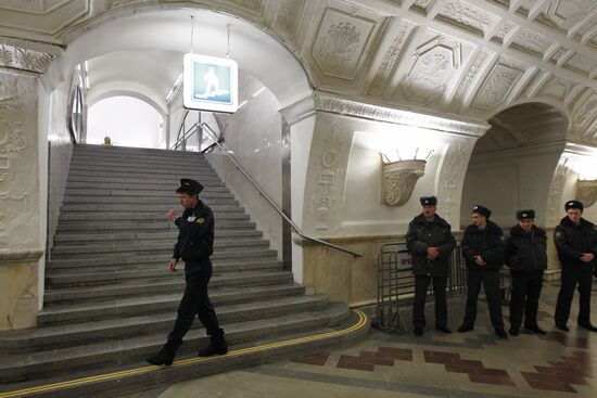 Reopening changeover passage at Belorusskaya metro station