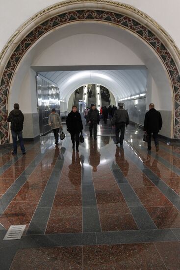Reopening changeover passage at Belorusskaya metro station