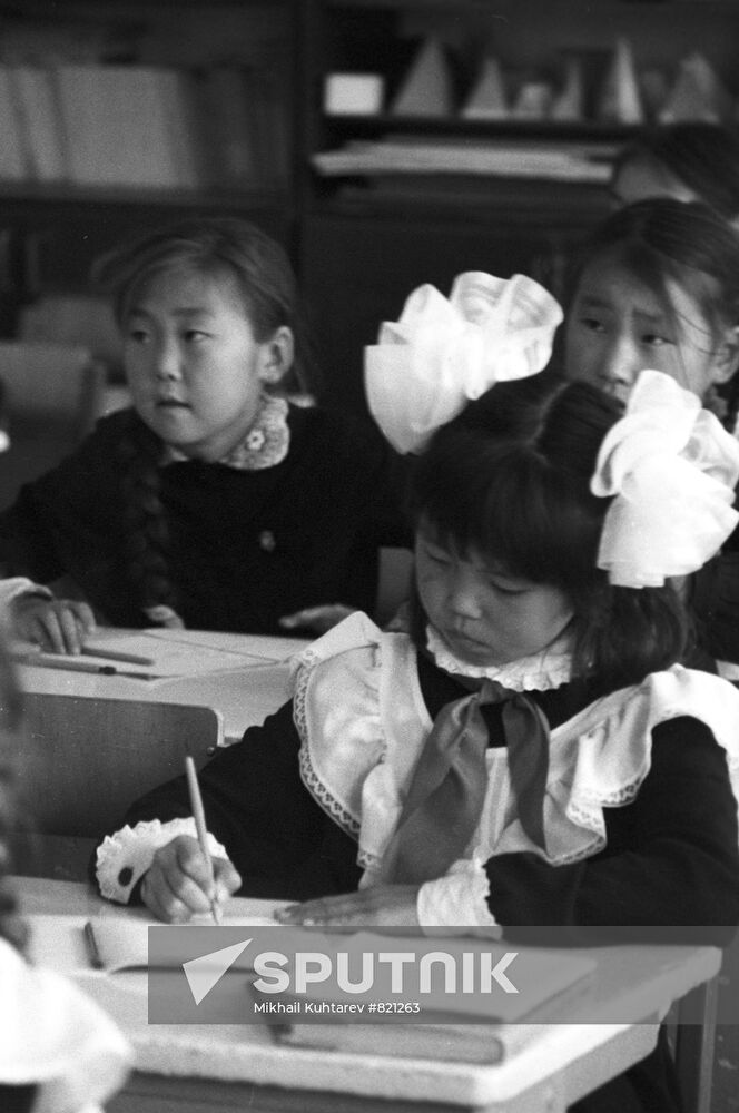Boarding-school in village of Naikhin